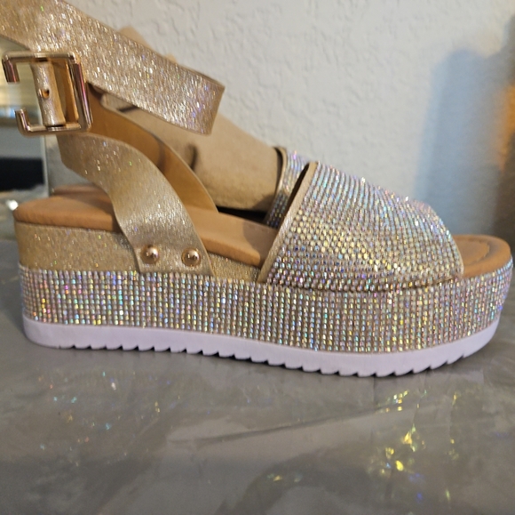 RHINESTONE ANKLE STRAP LUXURY-96  - Picture 3 of 3